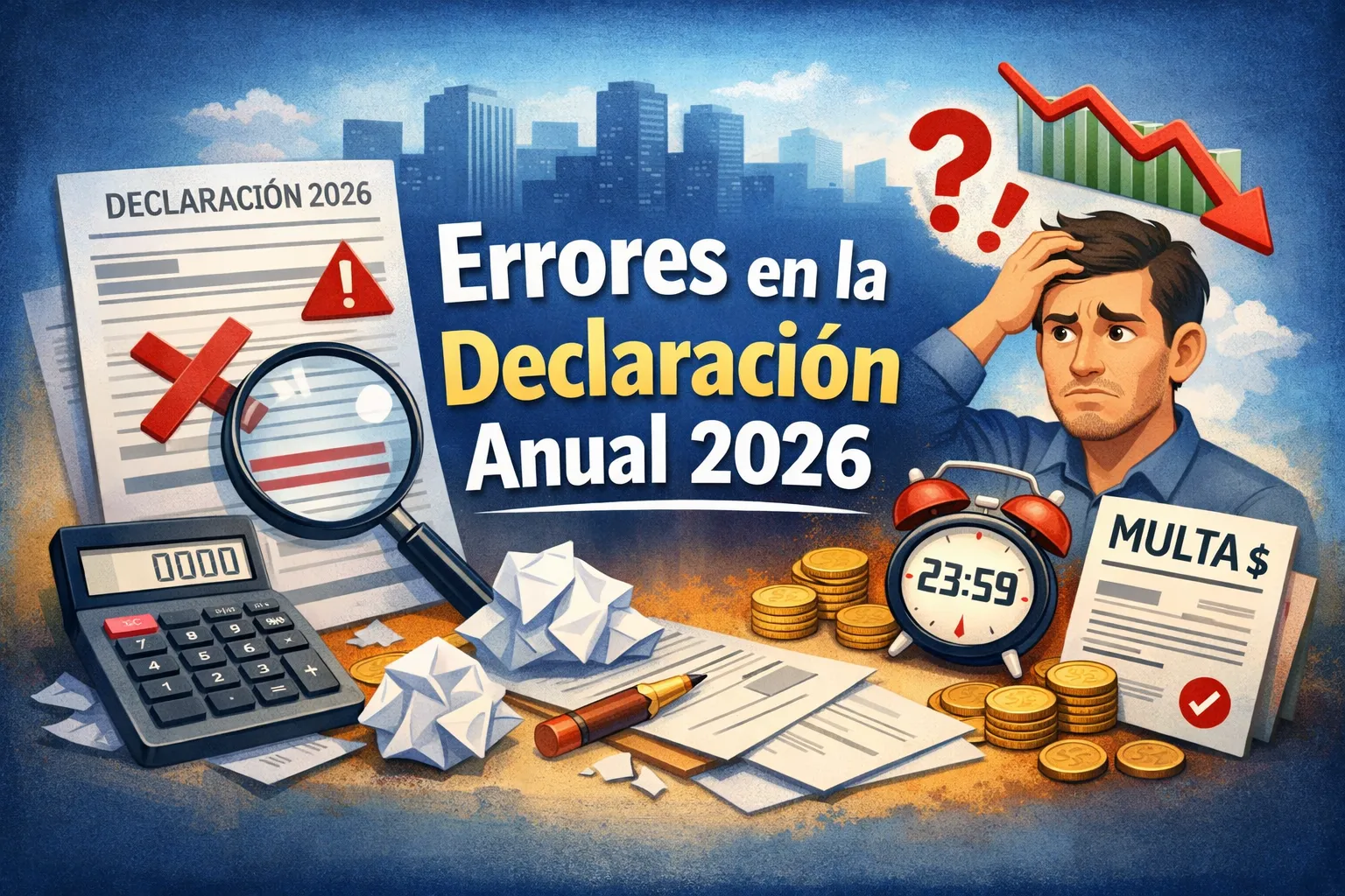 Errores comunes en la declaración anual 2026 y cómo evitarlos antes de enviarla